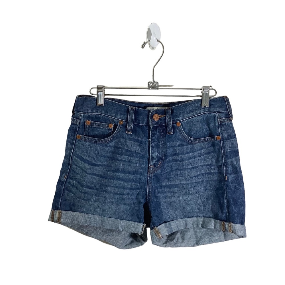 Madewell High-Rise Cuffed Denim Shorts
